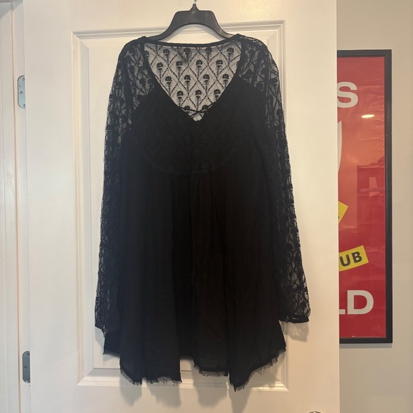 Urban Outfitters Ecote Lace Black Mini Dress - Picture 6 of 6